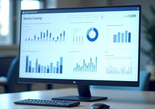 Social media campaign results dashboard